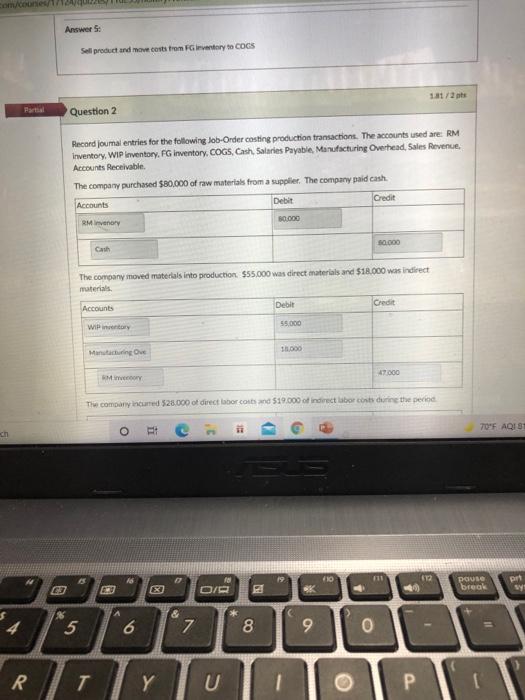 i need help on question 2 i got 1.81/2 i try everything