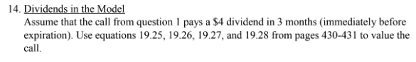 not have to answer question 1) 1. Consider the valuation of a