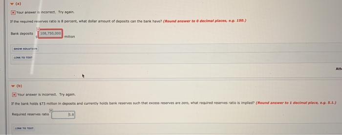 I only need question b (a) 3 Your answer is incorrect. Try