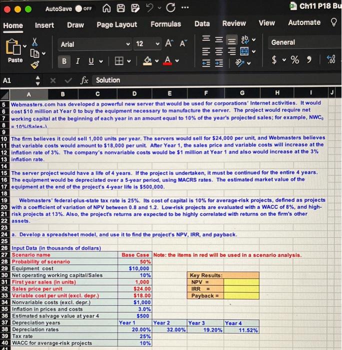 please help i missed class ONCE 42 Intermediate Calculations 0 1 2