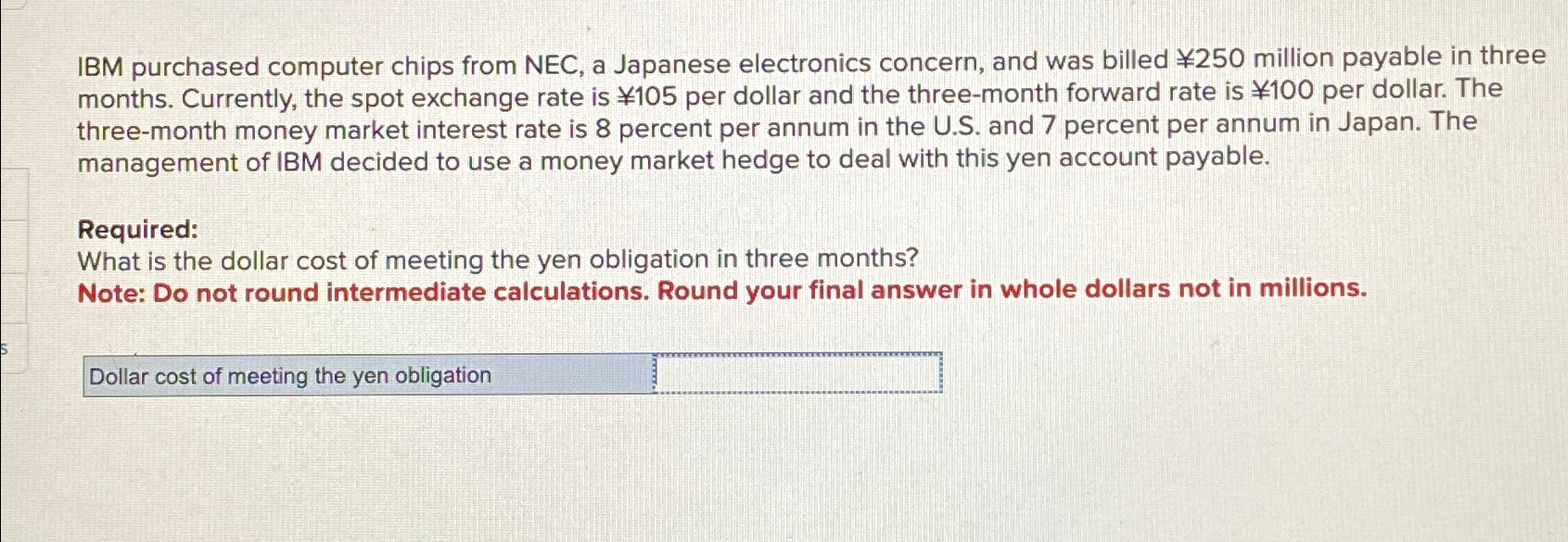  IBM purchased computer chips from NEC, a Japanese electronics concern, and