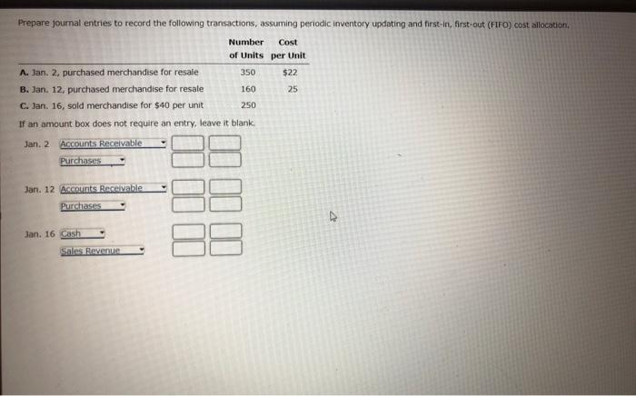are these the correct category? If an amount box does not require