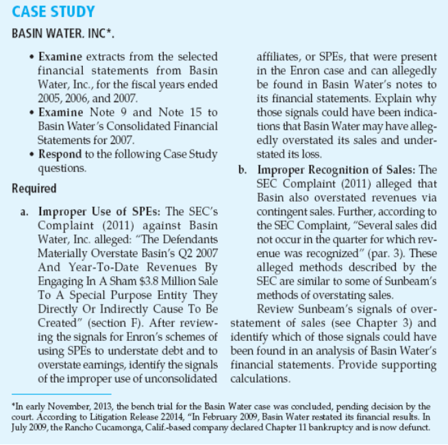 I need help with this case study - just the parts A