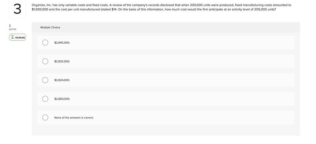 432,000 points 02 5916 If the cost of goods manufactured for the