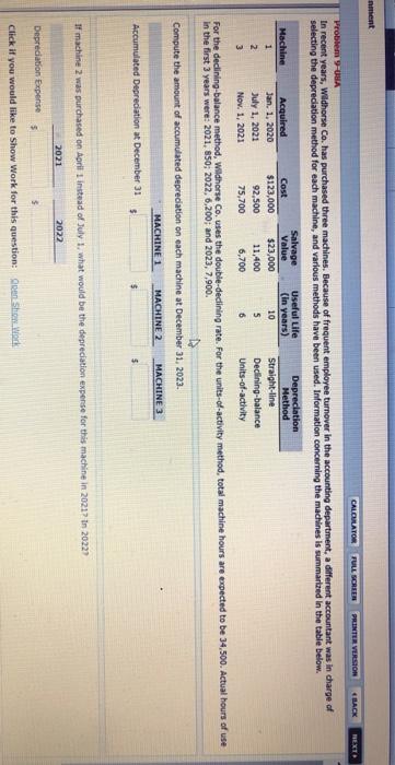  nment EXT CALCULATOR FULL SCREEN PRINTER VERSION BACK Problem UNA In