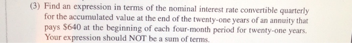  Can anyone do this? (3) Find an expression in terms of