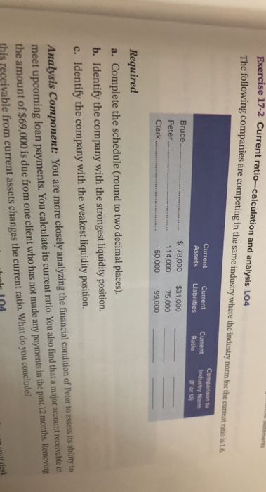 Determining profit effects from common-size and trend percentages LO2, 3 Common-size and
