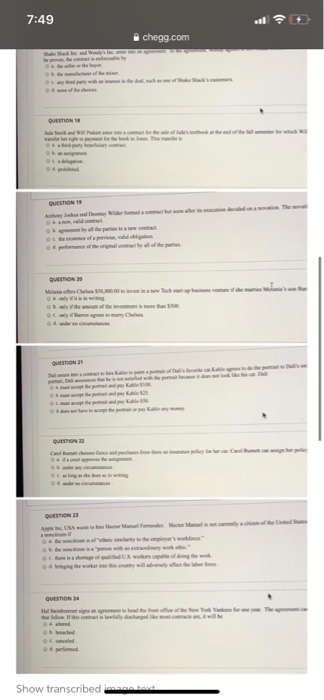 parties QUESTION 16 who they told the Log ind Cry Back E