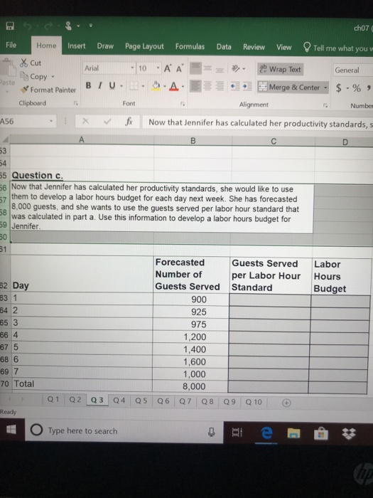 3 Jennifer operates Joe Bob's Bar-B-Q Restaurant. She specializes in beef brisket