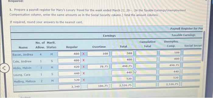 operates a travel agency called Mary's Luxury Travel. She has five employees,