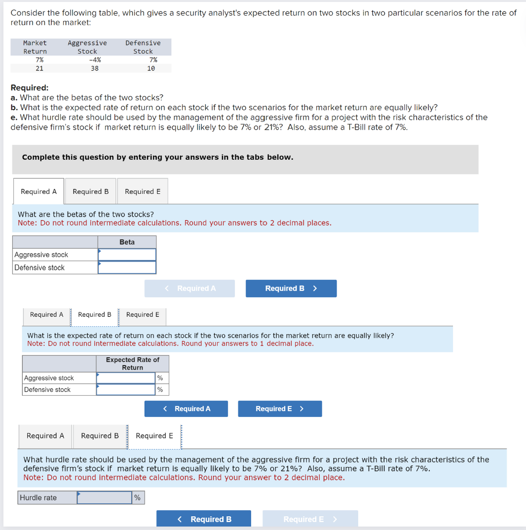  Answer all Please: Consider the following table, which gives a security