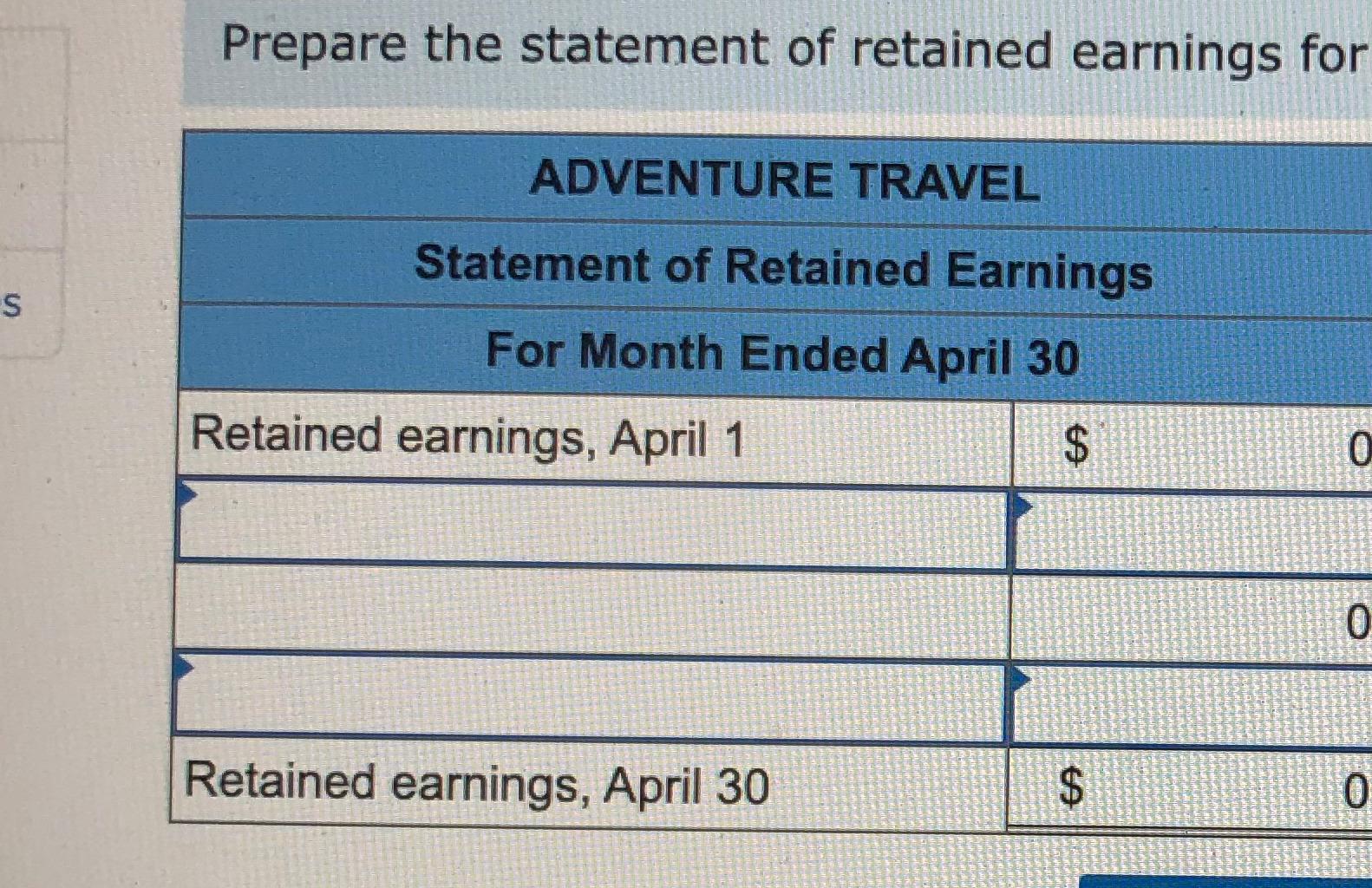 April 1 Nozomi invested $40,000 cash and computer equipment worth $30,000 in