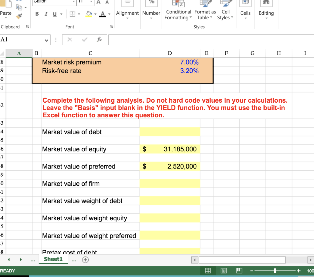 as Cell Formatting Table Styles Cells Editing Clipboard Font Styles A1 D