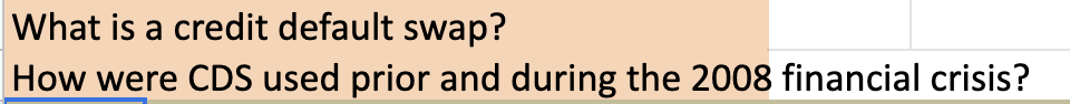  True or False? 1. A CDS is potentially dangerous because it