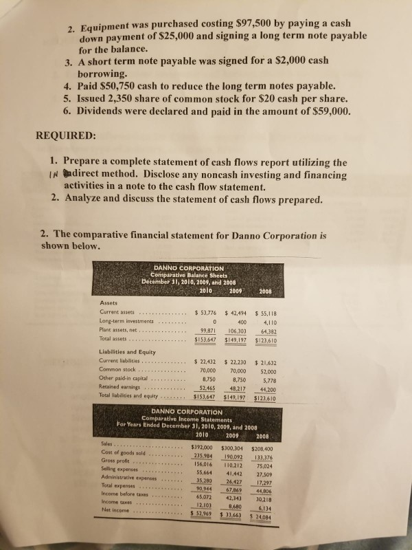 to include all working papers, computations, etc. Each problem is worth twenty-five