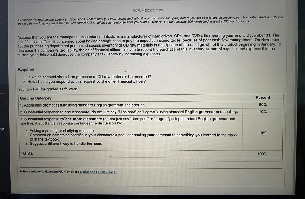  create a thread to type your response. You cannot edit or