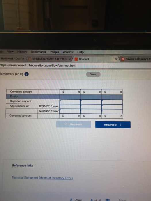 Company's financial statements show the following. The company recently discovered that in