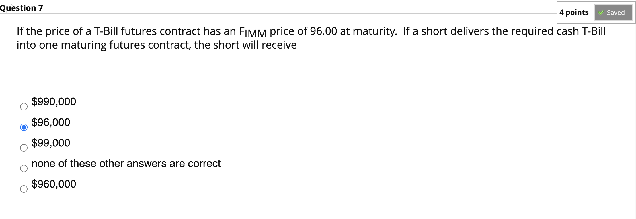 when you initiate your position at time t, what is the expected
