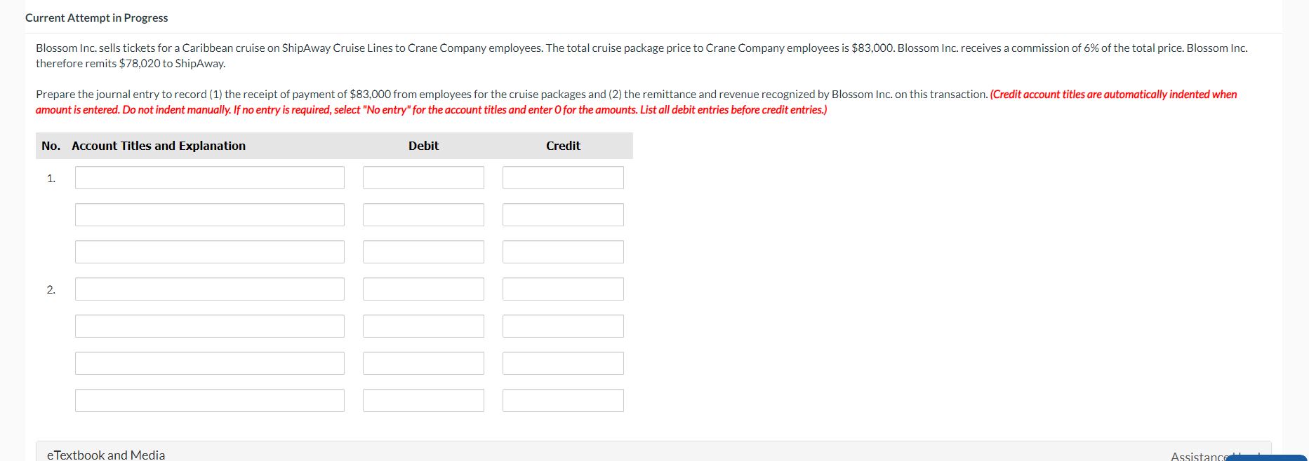  Current Attempt in Progress therefore remits $78,020 to ShipAway. amount is