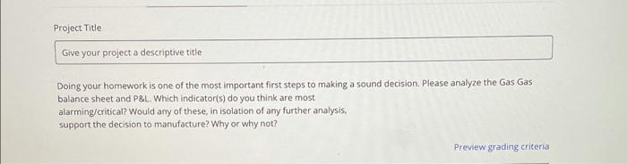  Project Title Give your project a descriptive title Doing your homework