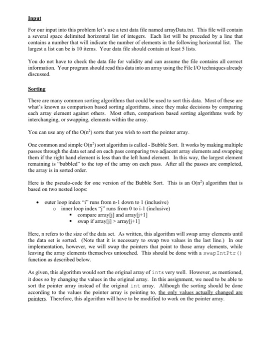 should comply with the rules as described in class and described in