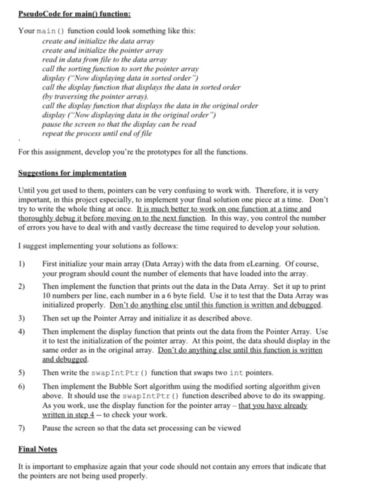 to view in sorted order while leaving the original order unchanged. In