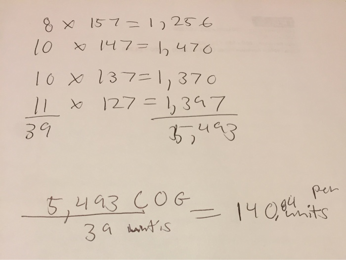 four inventory methods (L06-3, 6-4, 6-5) [The following information applies to the