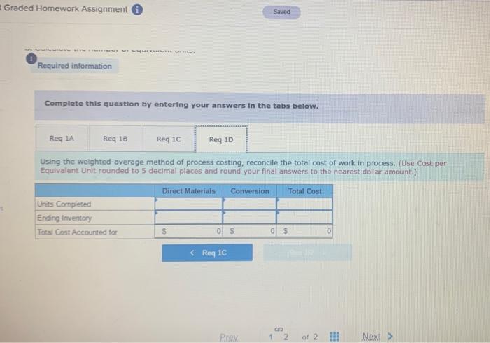 the month of March follows: Costs 5 191.000 343.000 $ 534,000 Units