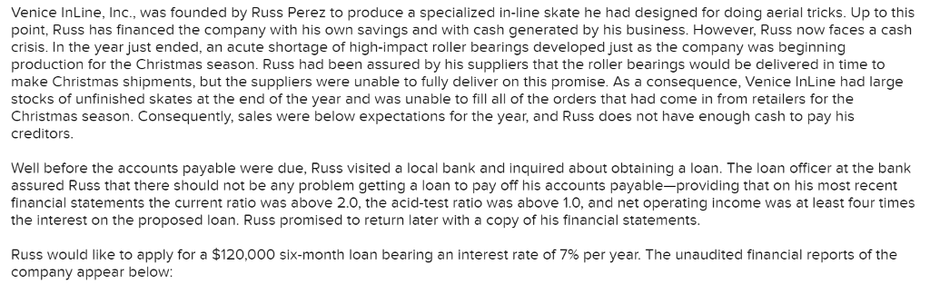 Venice InLine Venice InLine, Inc., was founded by Russ Perez to produce