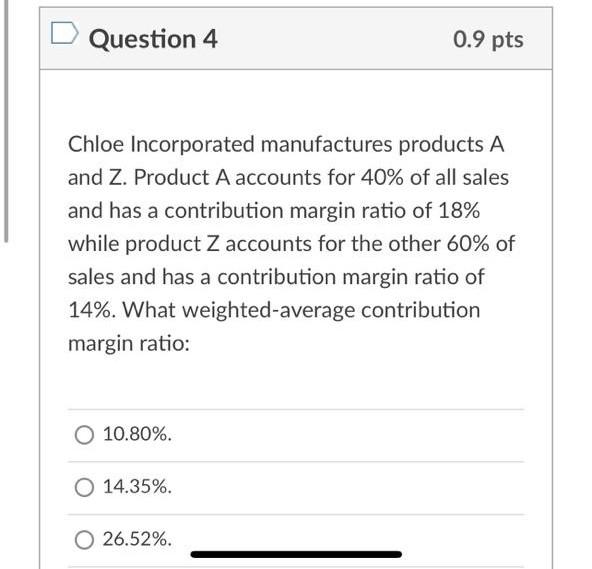 ratio from above is 20% and fixed costs are $8,000, the sales