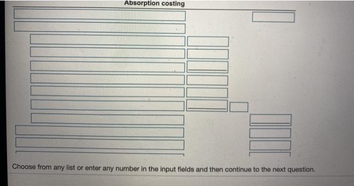 distributor) Varibble manufacturing cost per unit, including direct materials Variable operating (marketing)