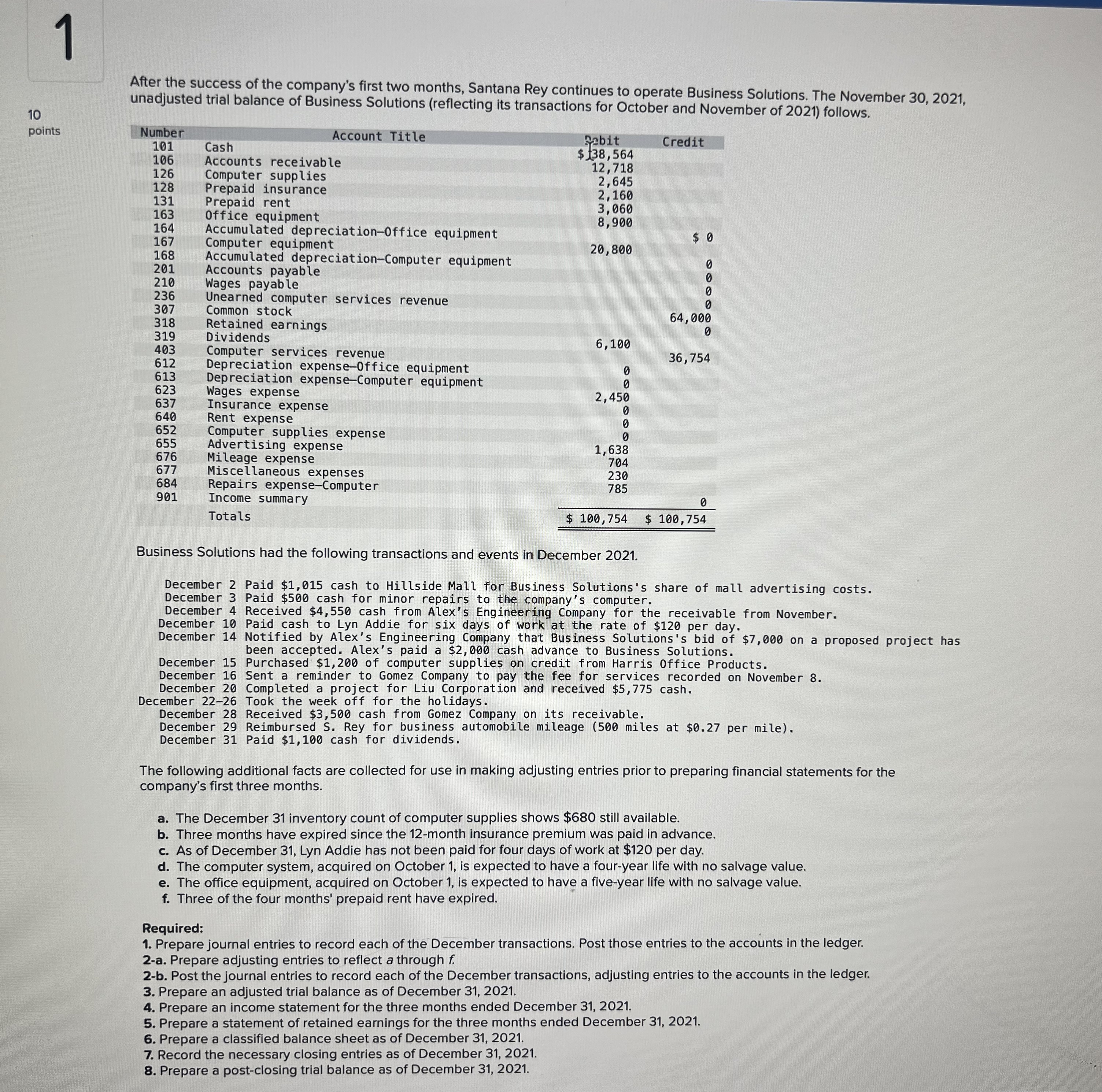  Can you help find question #5: Prepare a statement of retained