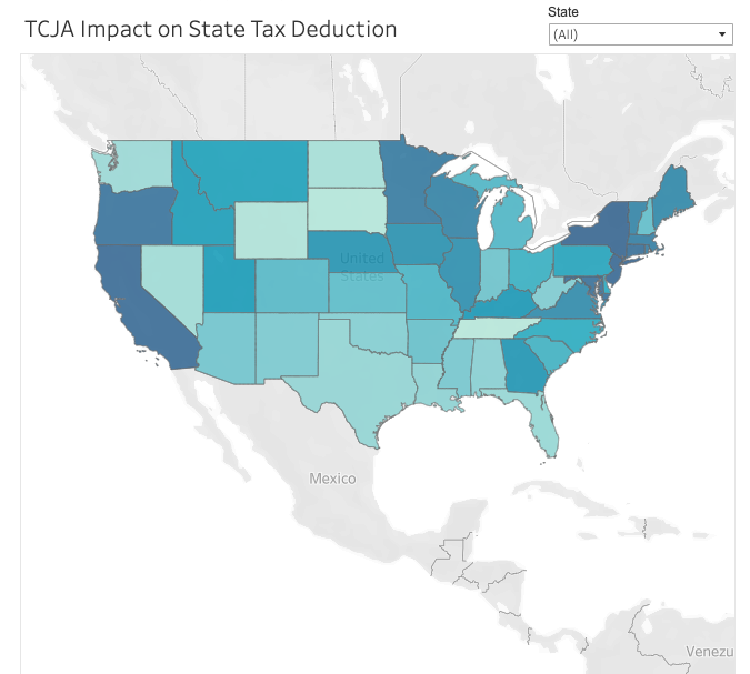 but is ranked 43rd for potential impact by the TCJA limitation on