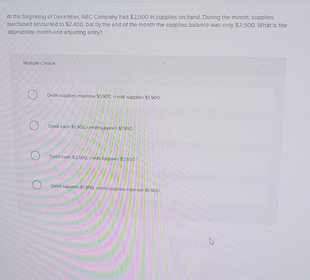 preparing the statement of cash flows (Indirect method) Listed below in random