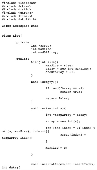 Run Time Analysis Due by: Feb. 6th, 11.59 PM We saw in