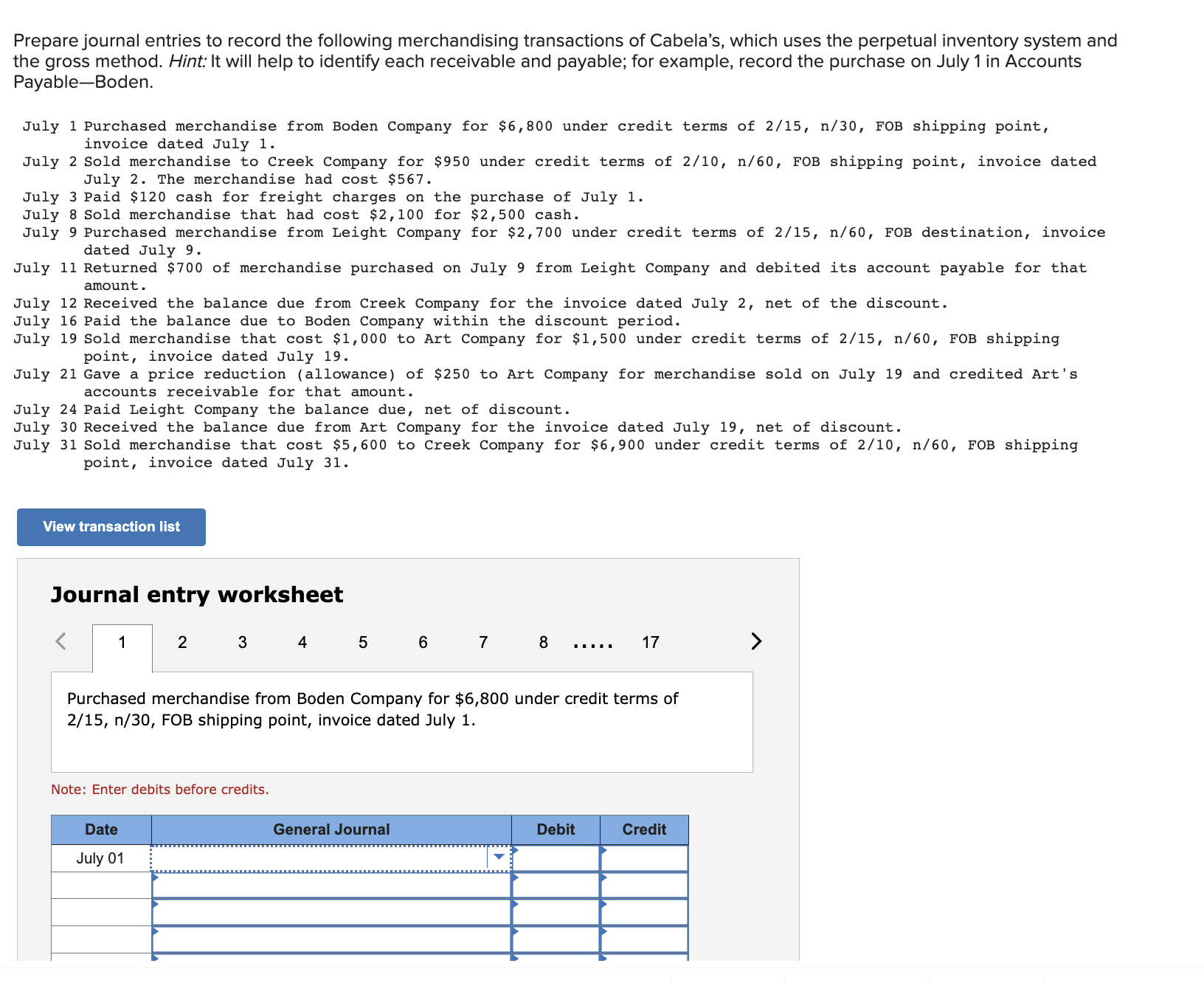 Please make sure to answer the sameway for until question 17. There