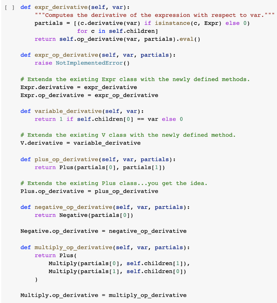 evaluate the children. # This is done here using a list comprehension,