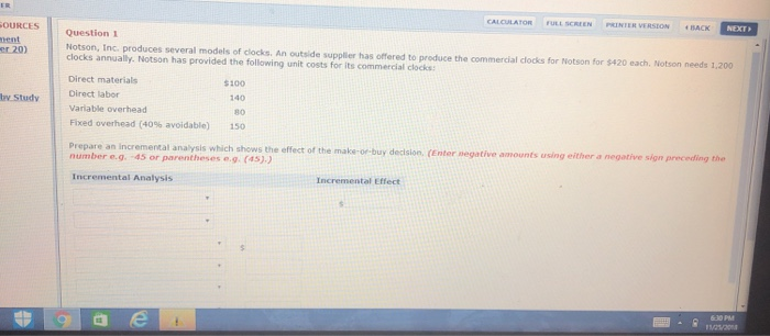  EN PKINTER VERSION BACK NEXT OURCES Question ent er 20) Notson,