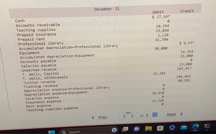 Information Items a. An analysis of WTI's insurance policles shows that $3,335