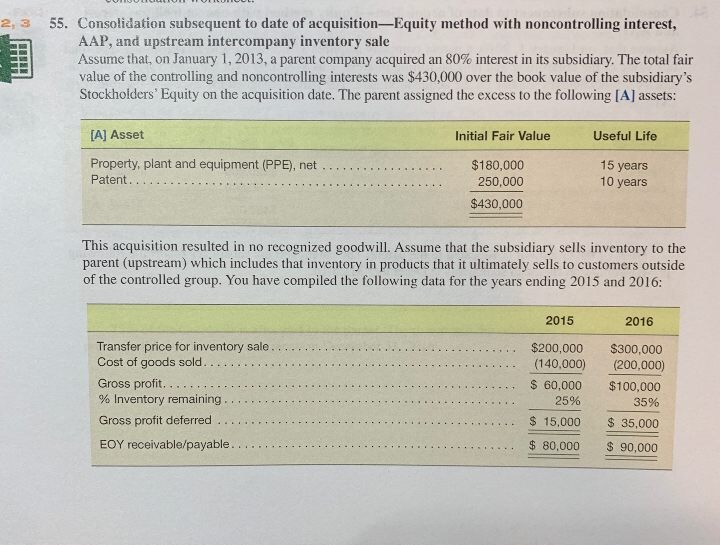 Need help answering number 55 please A-G. . 2, 3 55. Consolidation