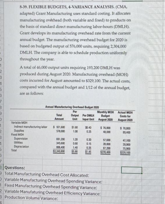  please answer the questions and show steps and explanations for them.