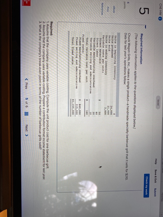  aporta Ch6 HW Suved Help Save & Exit Submit Check my