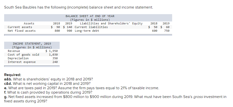  f. What is cash provided by operations during 2019?-Only ask for