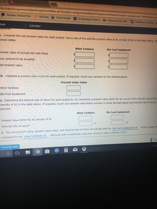 Year Turbines $280,000 280,000 280,000 280,000 Equipment 300,000 300,000 300,000 300,000 4