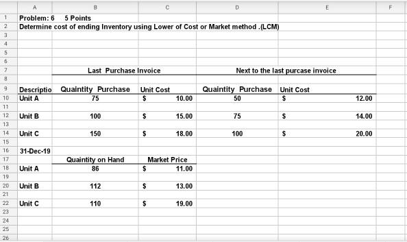  please help me solve this problem entirely. ill appreciate!! E F