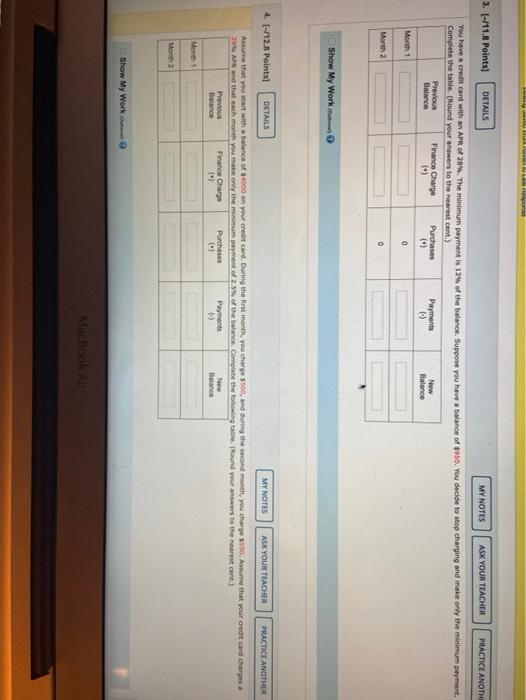 12% of the balance from you have you to try and make