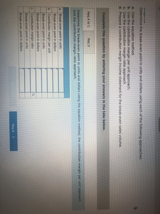 margin income statement LO 3-1 Ritchie Manufacturing Company makes a product that
