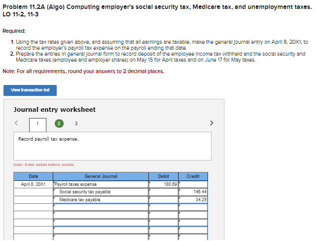 following information applies to the questions displayed below.] A payroll summary for