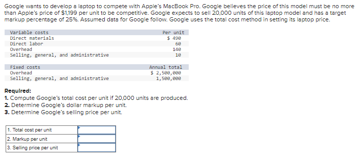  Google wants to develop a laptop to compete with Apple's MacBook