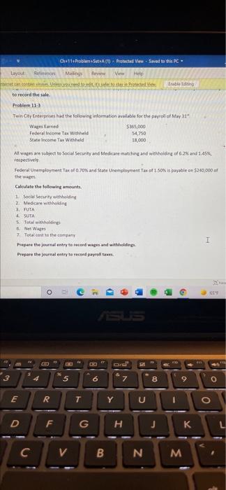  Ch 11. Problem St. Pete ViewSaved to - Layout Feleon Mailing